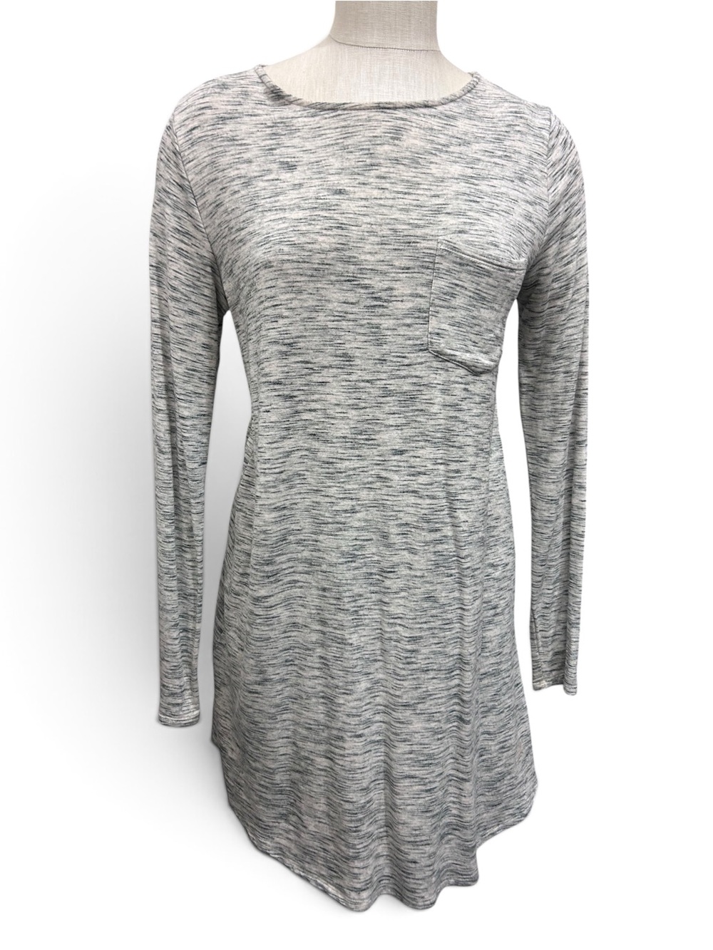 Abercrombie & Fitch Fleece Dress Women Small Gray  Cozy Leisure